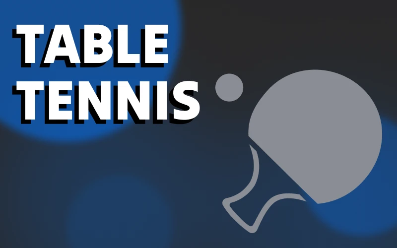 Learn how to place bets on table tennis at 1Win.