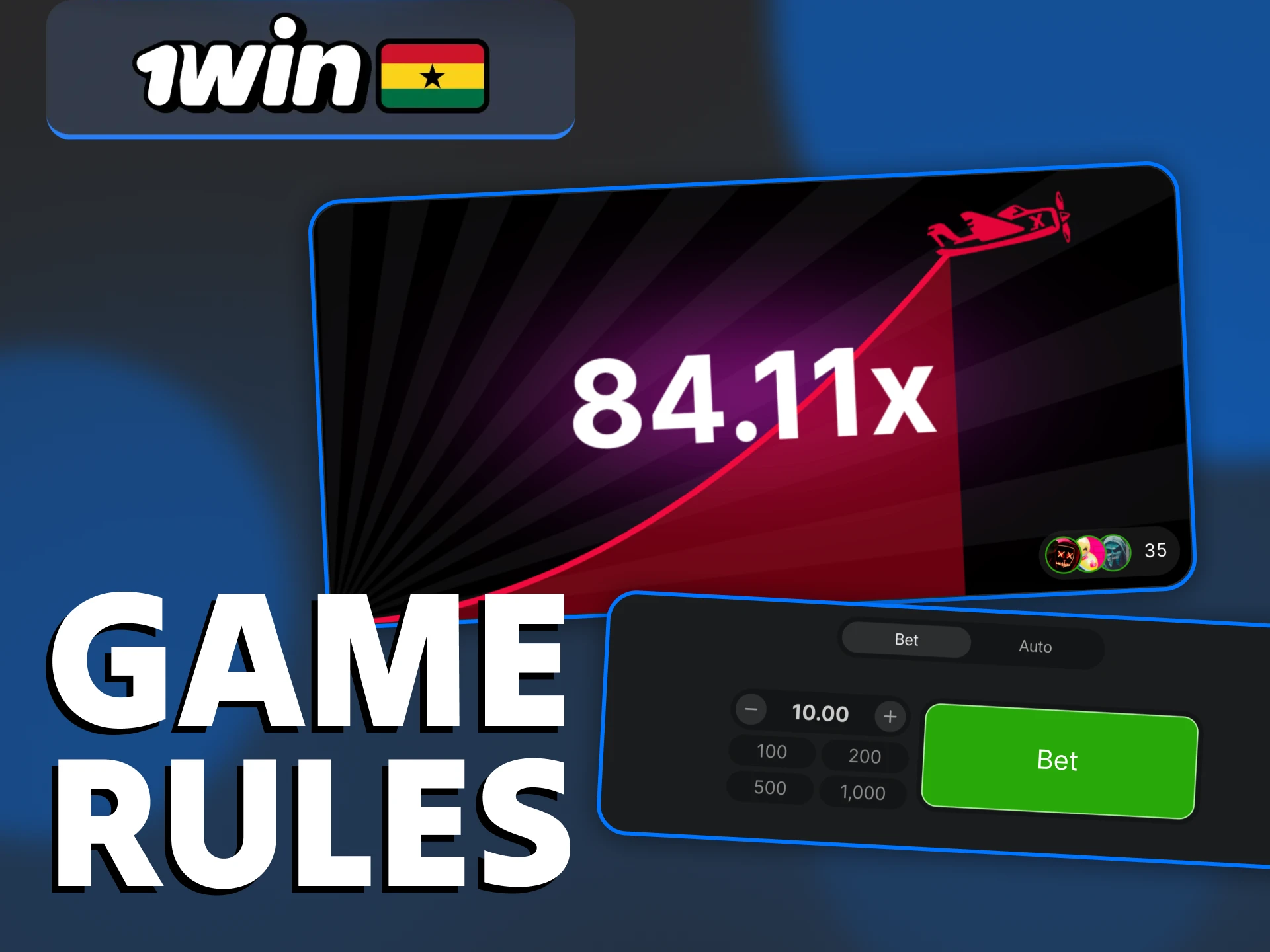 1Win Aviator rules are simple and fast to learn.