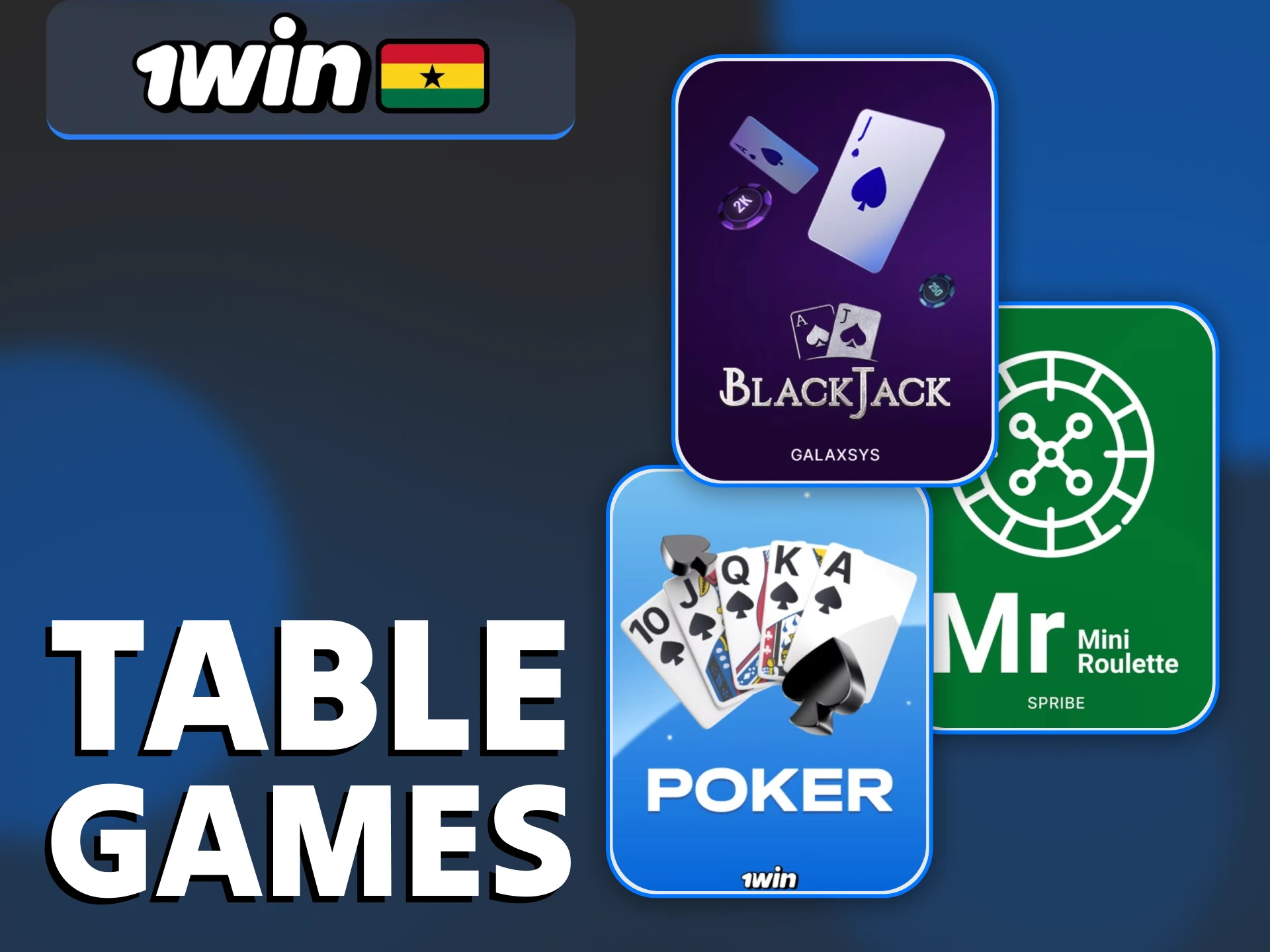 You can enjoy classic table formats at 1Win casino.