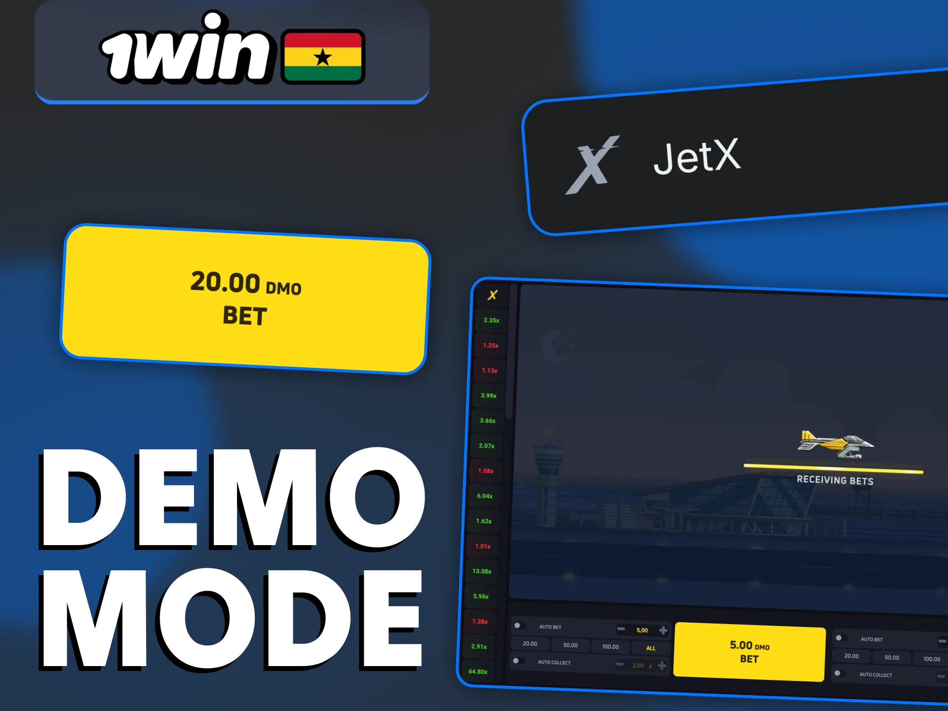 Try 1Win JetX demo mode without risking real money.