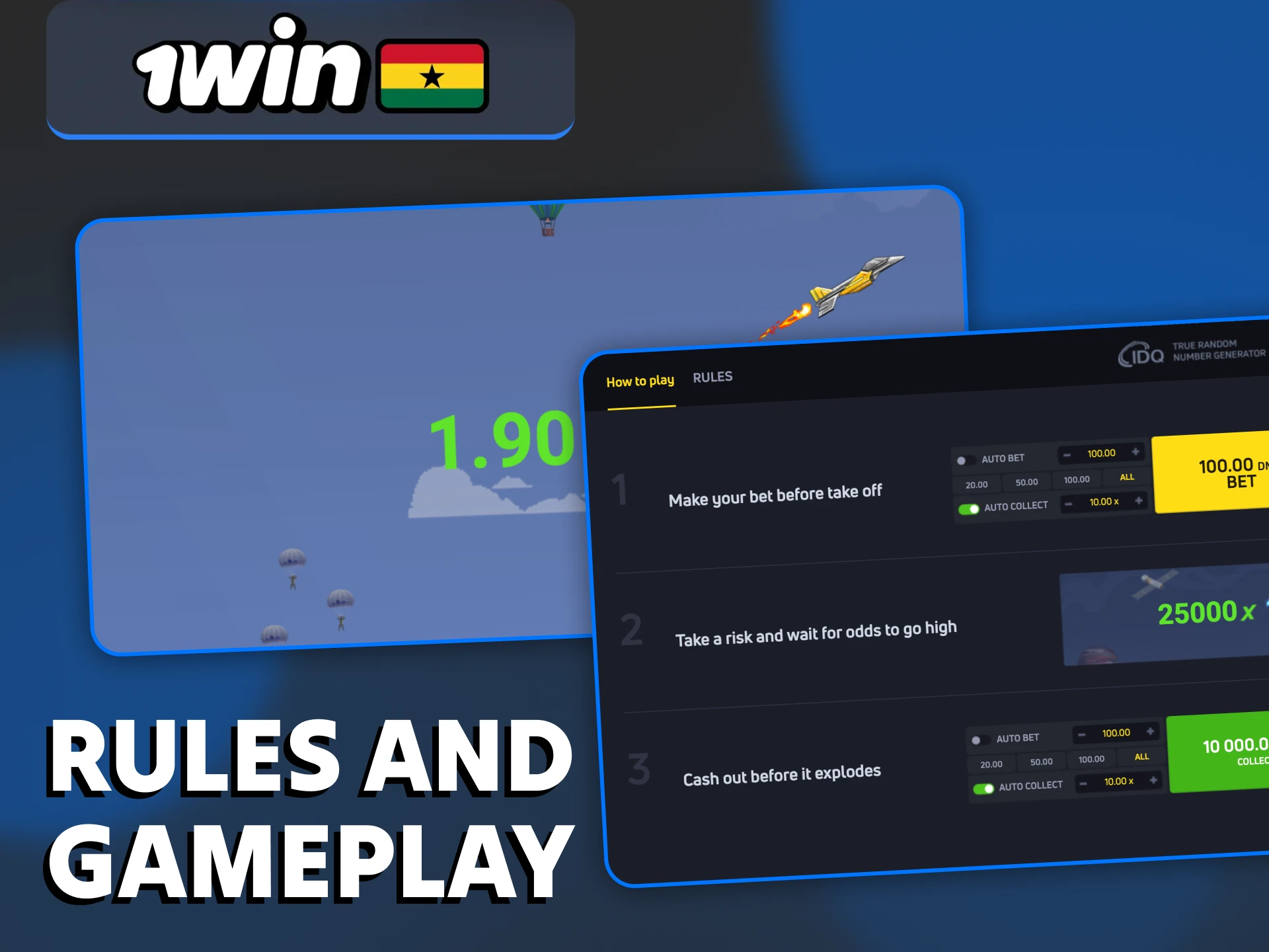 Learn some simple rules before starting to play 1Win JetX.