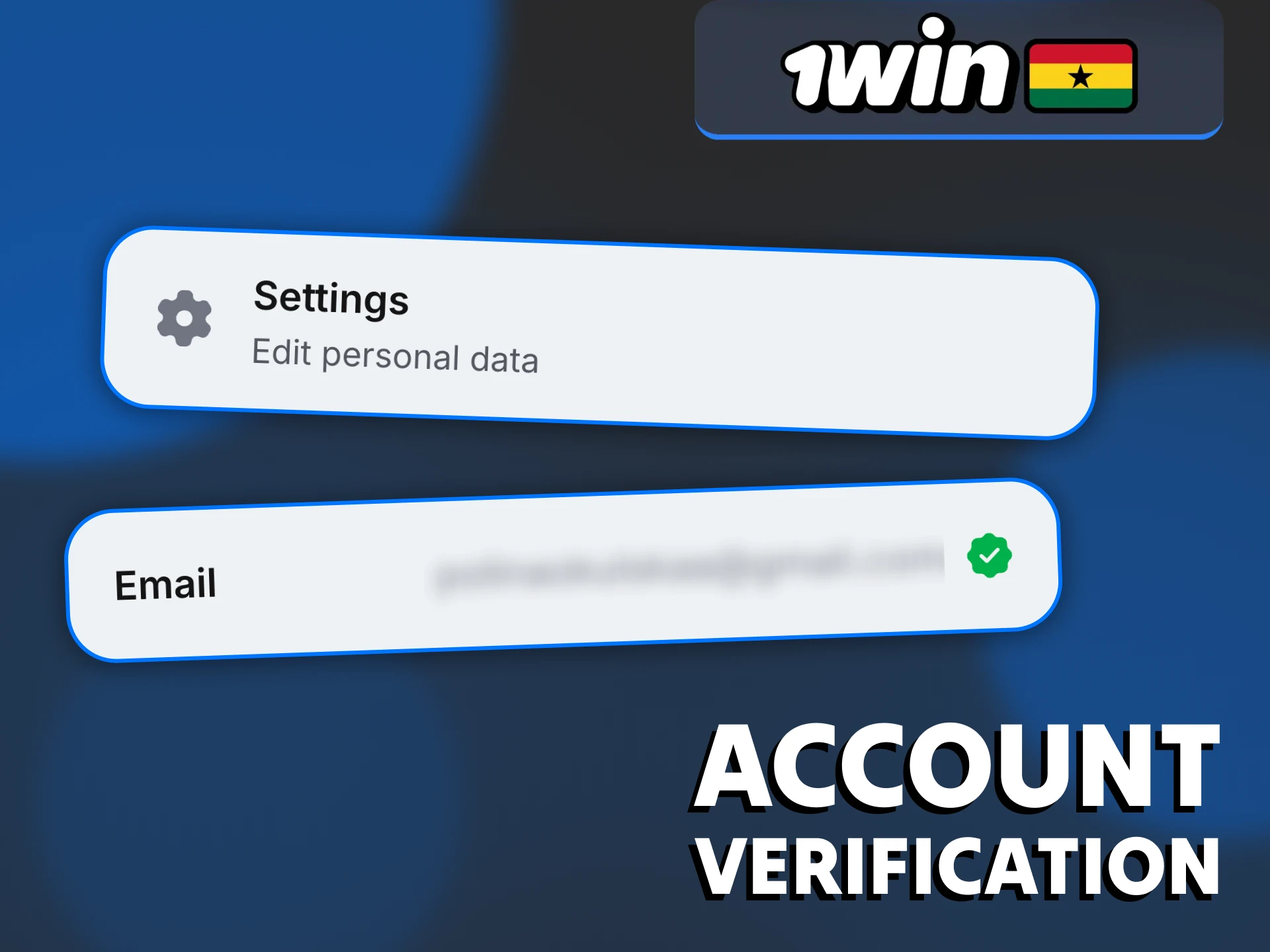 Verify your details at 1Win to keep your account secure.