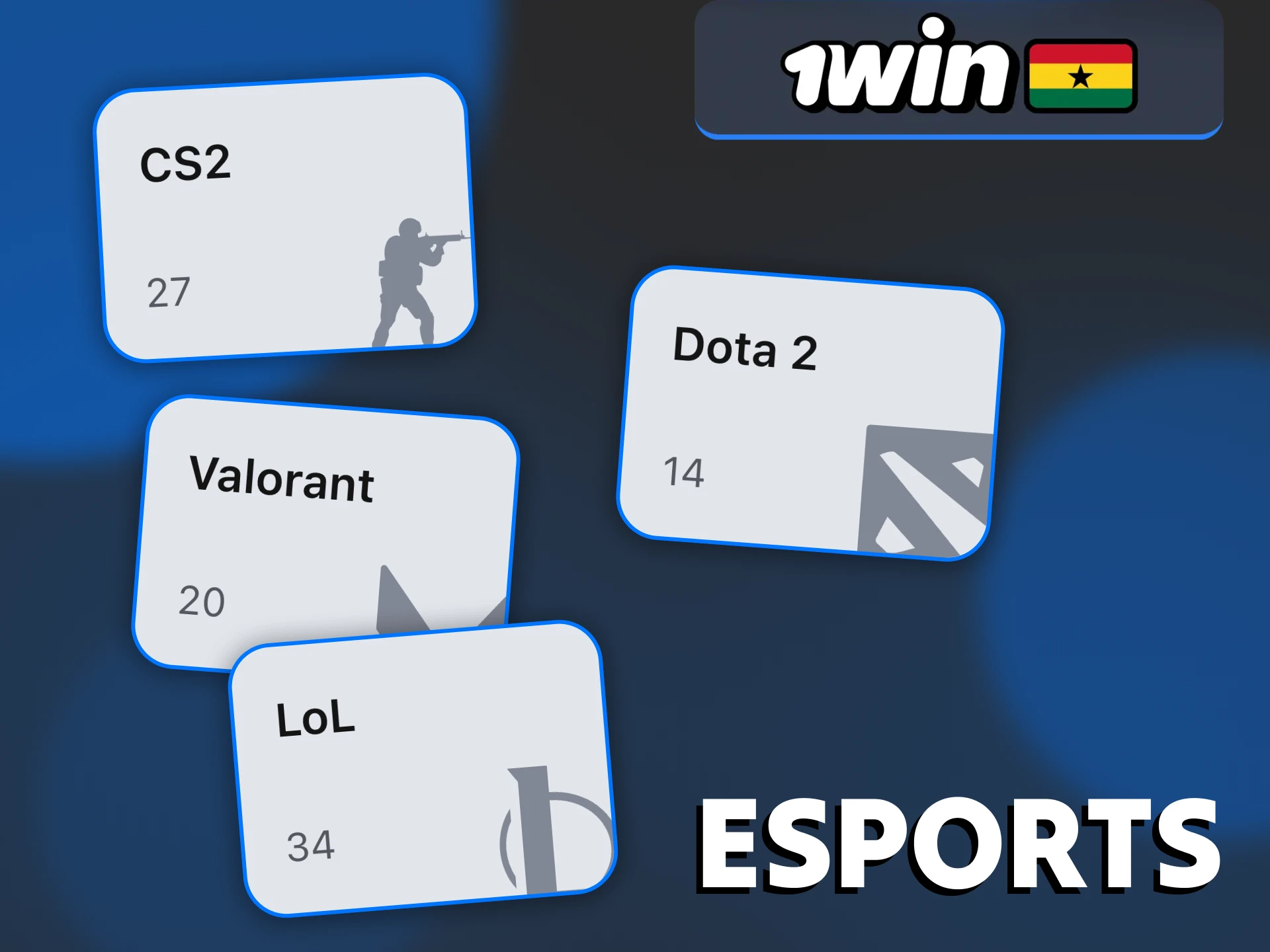 Enjoy betting on eSports at 1Win platform.