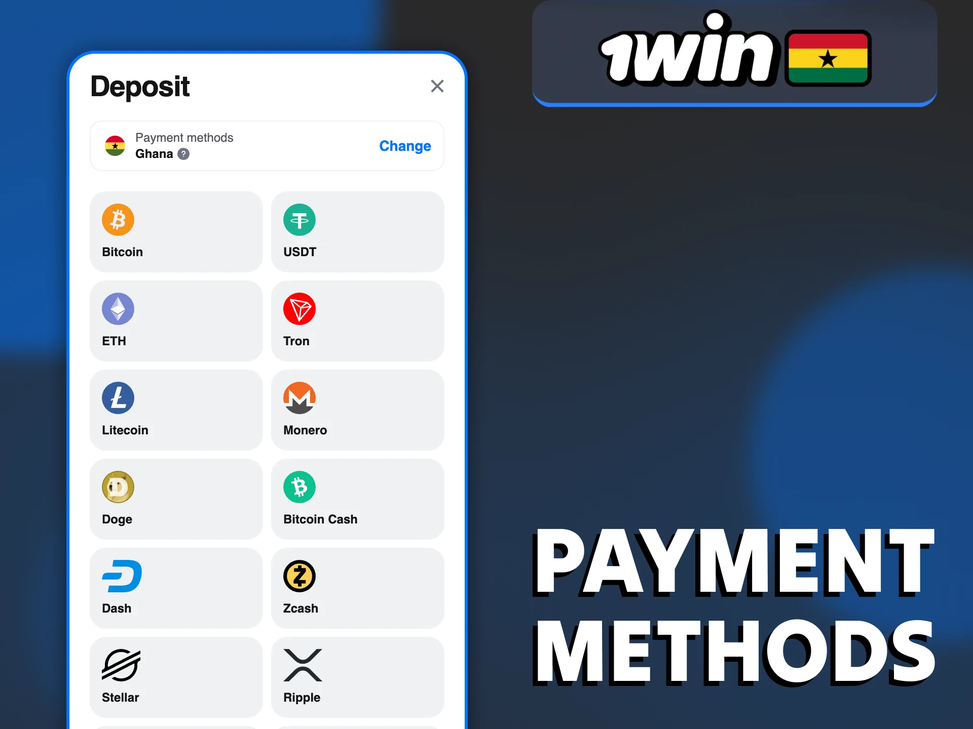 1Win official platform supports secure payment options.