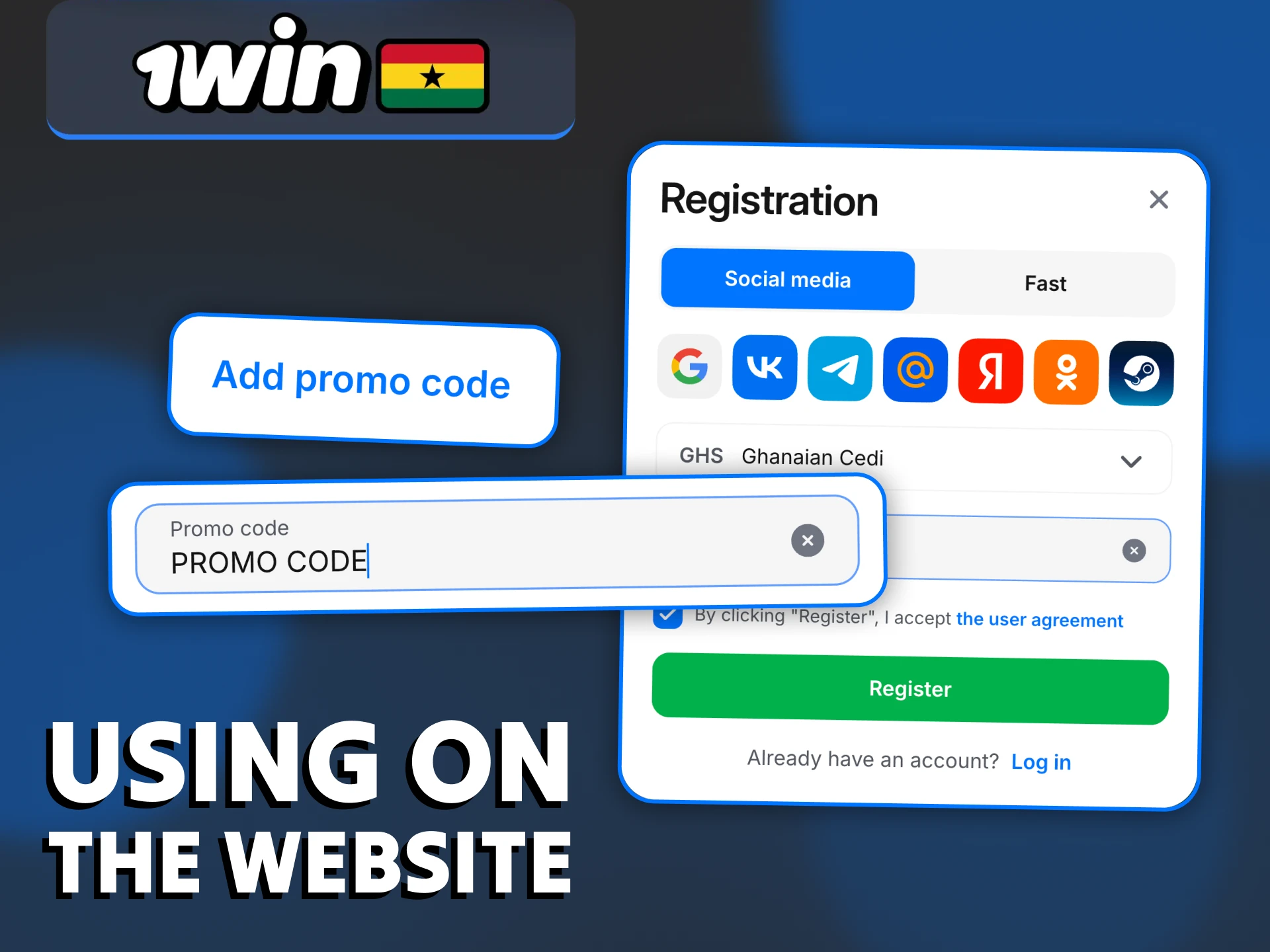 Follow the simple instructions to use 1Win promo code.