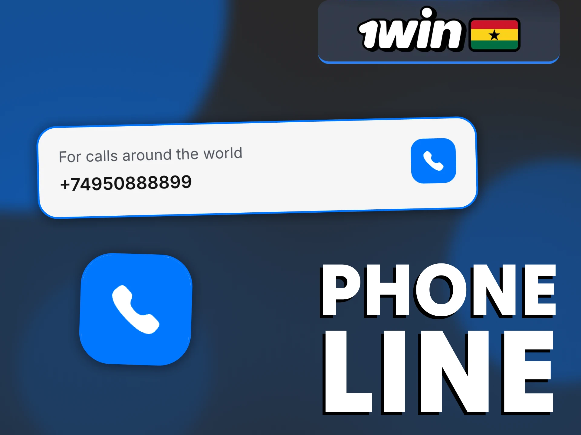 1Win contact number connects you to a live support.