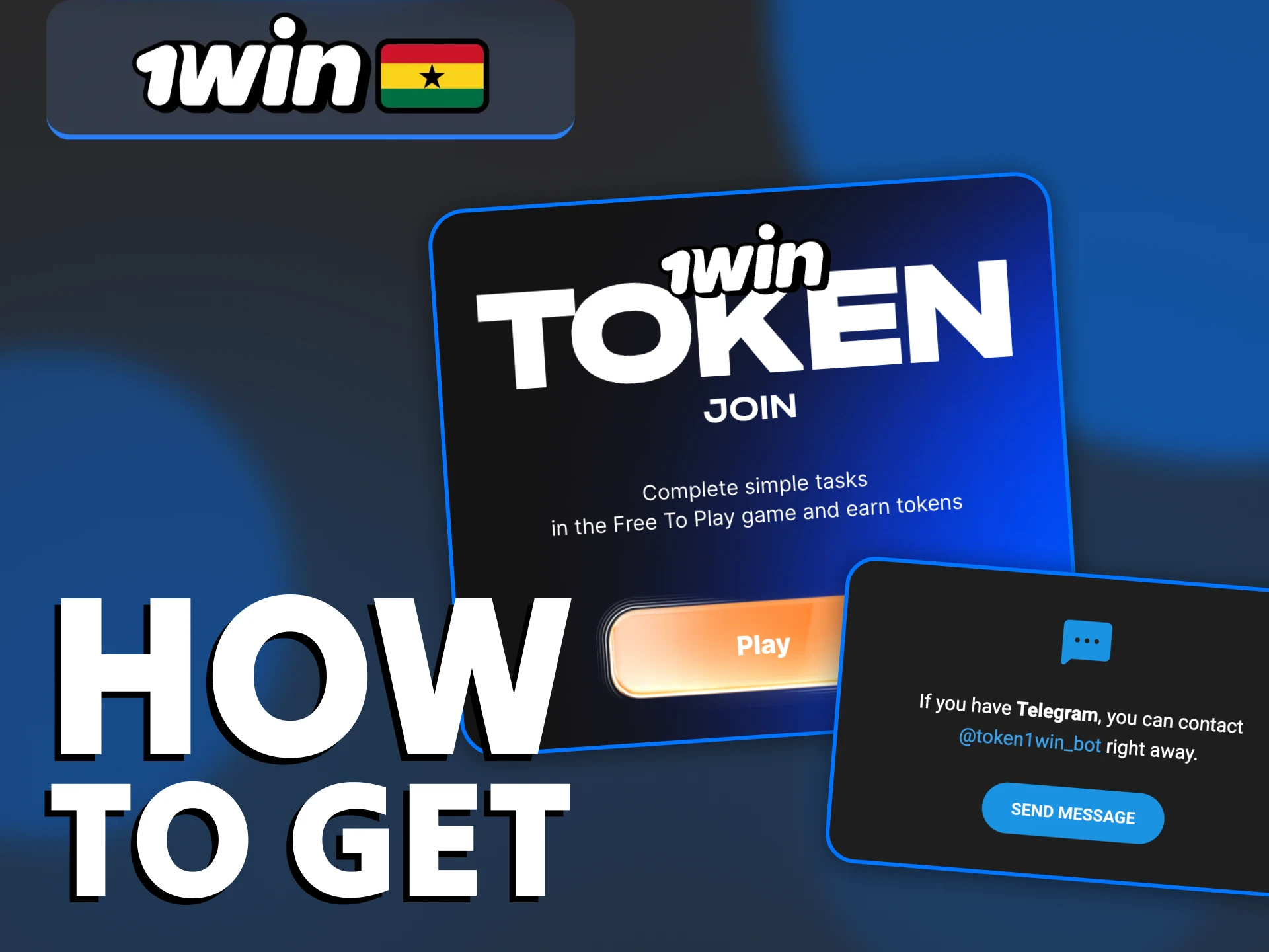 Follow the instructions to earn 1Win tokens.