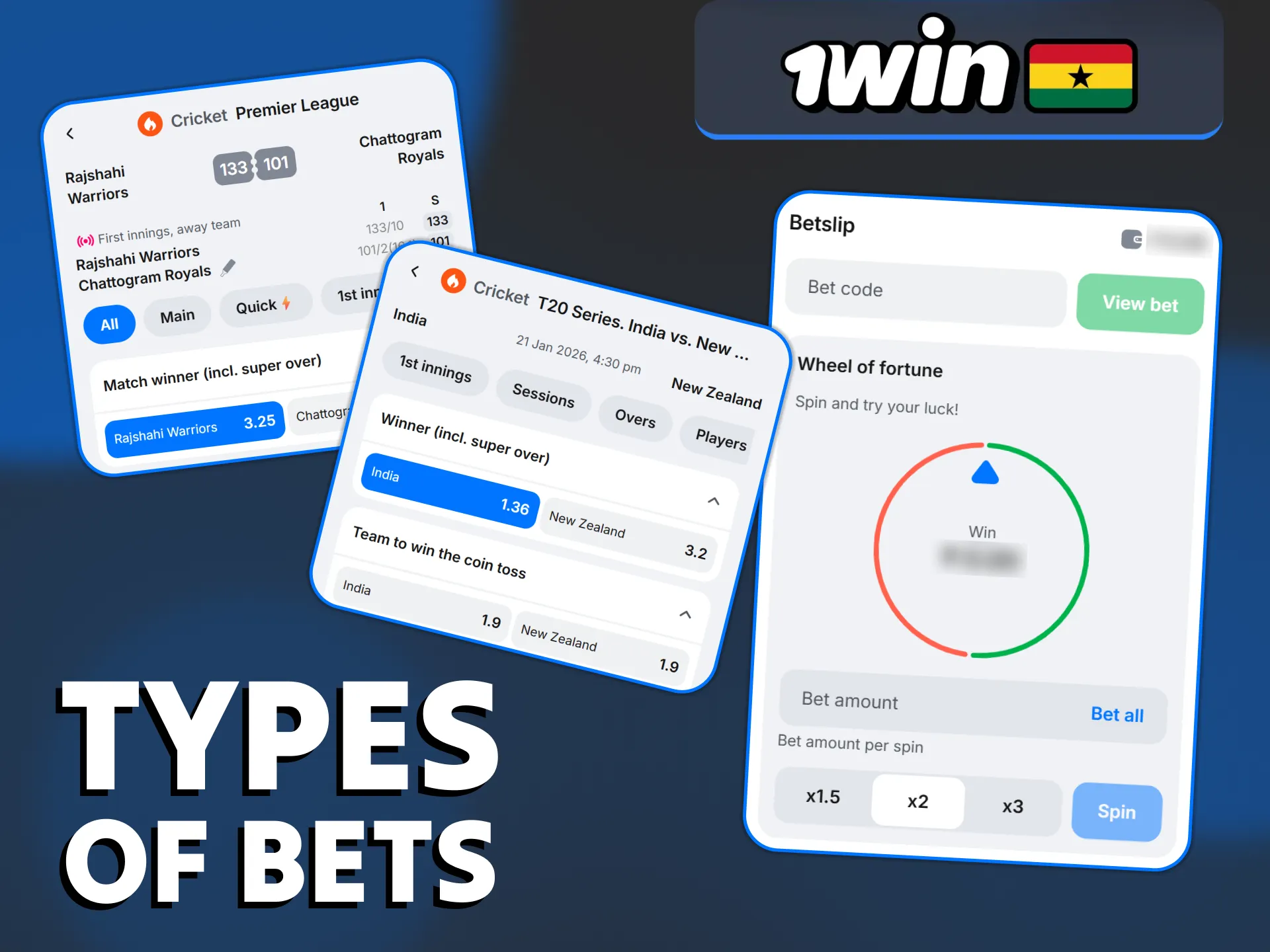 Explore various professional betting options on the official 1win platform.